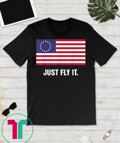 Betsy Ross Old Glory American USA Flag Gift Tee Shirts Colonial Flag Shirt 13 Colonies