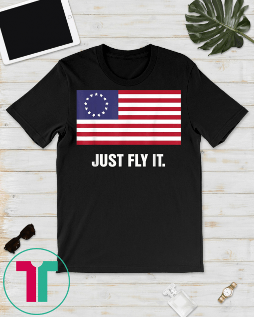 Betsy Ross Old Glory American USA Flag Gift Tee Shirts Colonial Flag Shirt 13 Colonies