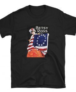 Betsy Ross Old Glory American USA Flag T-Shirt Colonial Flag Shirt Short-Sleeve Unisex Gift Tee Shirts
