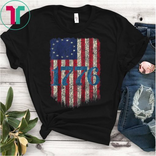 Betsy Ross Shirt 4th Of July American Flag T-Shirt