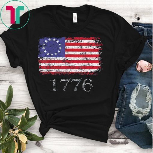 Betsy Ross Shirt American Flag Tshirt 1776 Retro