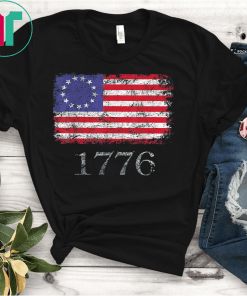 Betsy Ross Shirt 4th Of July American Flag Tshirt 1776 Retro Rush Limbaugh T-Shirt