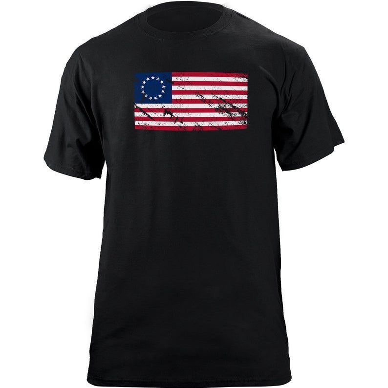 Betsy Ross T-Shirt Betsy Ross Flag American Flag Vintage Tee Shirts ...