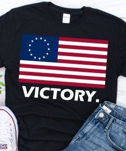 Betsy Ross victory flag shirt ,American USA Flag T-Shirt Colonial Flag Tee Shirts