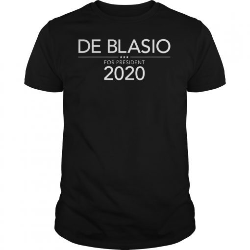 Bill De Blasio 2020 For President T-shirt #Deblasio