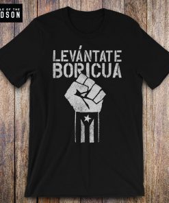 Black Puerto Rico Flag Shirt, Boricua, Resiste, Levantate Boricua, Ricky Renuncia