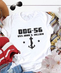 DDG-56 USS John S. McCain shirt , ddg-56 uss, uss john s mccain , uss john mccain shirt, mccain t-shirt , uss john t shirt , mccain