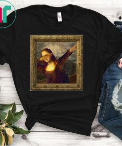 Dabbing Mona Lisa Painting T-Shirt