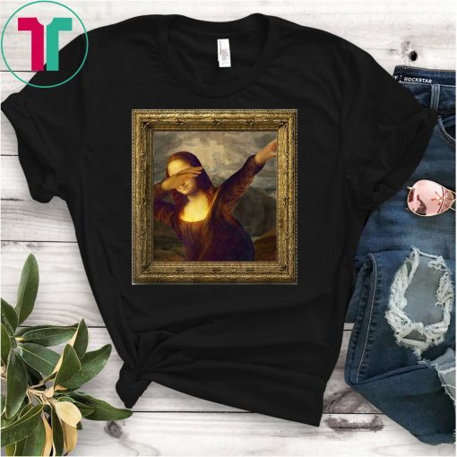 Dabbing Mona Lisa Painting T-Shirt