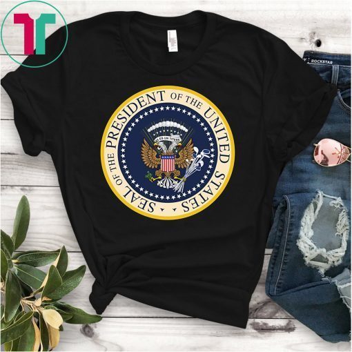 Fake Presidential Seal Charles Leazott’s T-Shirt