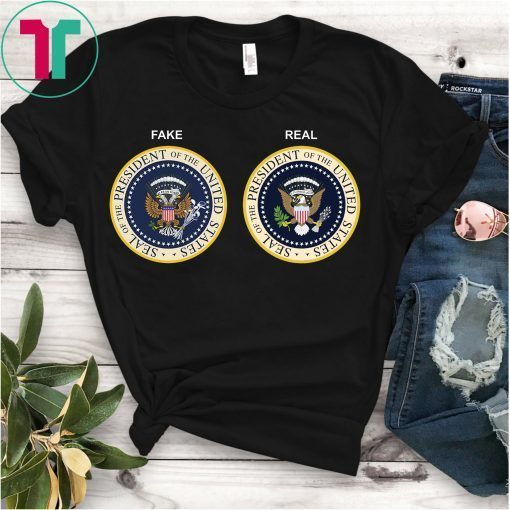 Real and Fake Presidential Seal Shirt
