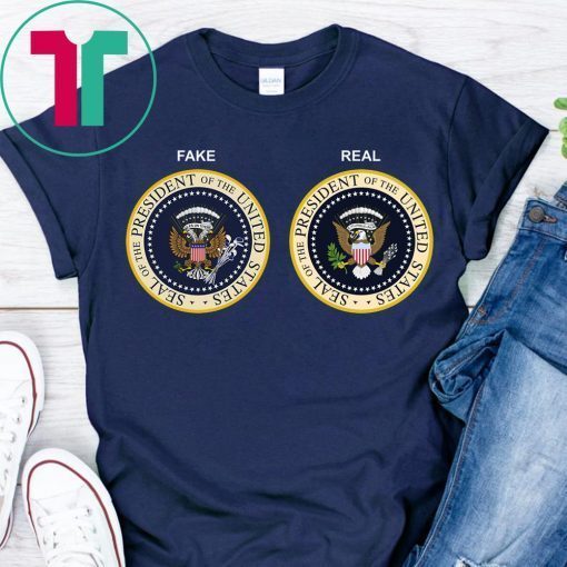 Real and Fake Presidential Seal Shirt