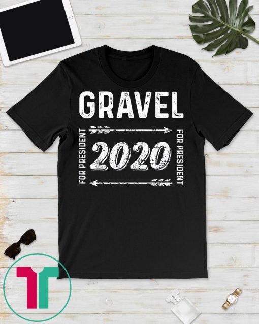 Gravel For President 2020 Gift Election Vintage T-ShirtGravel For President 2020 Gift Election Vintage T-Shirt