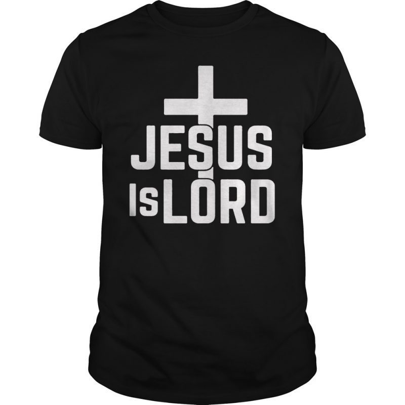 Jesus Is Lord Romans 10 9 Christian Cross Tee Shirt Jesus is lord romans 10 9 christian cross tee shirt
