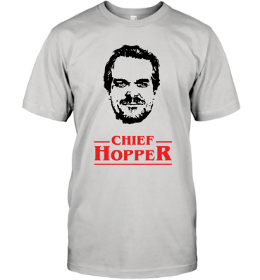 Jim Hopper Chief Hopper Stranger Things T-Shirt - OrderQuilt.com
