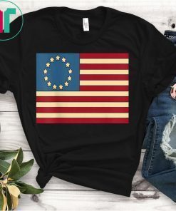 July 4th Shirt 13 Star American Flag Betsy Ross T-Shirt
