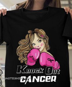 Knock out breast cancer shirt