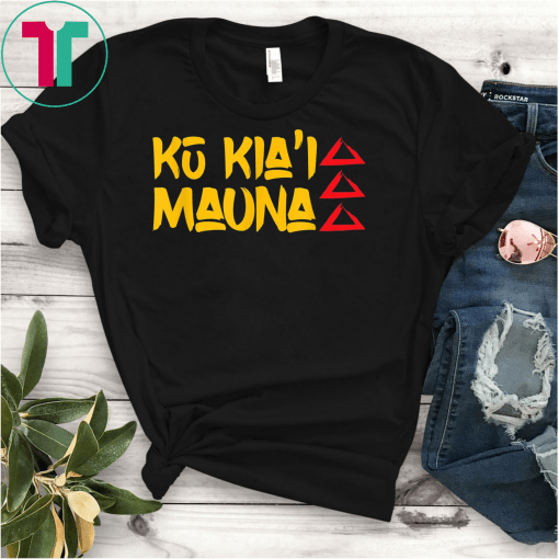 Ku Kiai Mauna Guardians of Mauna Kea Hawaiian T-Shirts