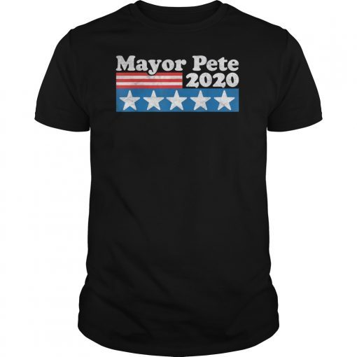 Mayor Pete Buttigieg President 2020 Retro Distressed TShirts