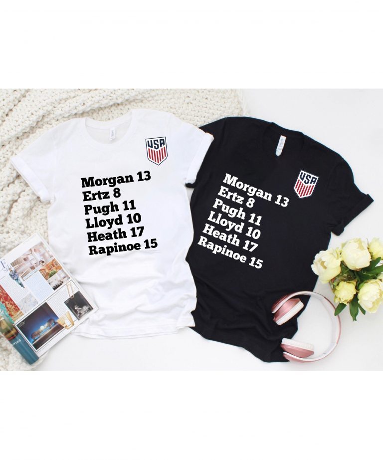 Megan Rapinoe Shirt Womens World Cup Champions Shirt Uswnt Alex Morgan Julie Ertz Tobin Heath 