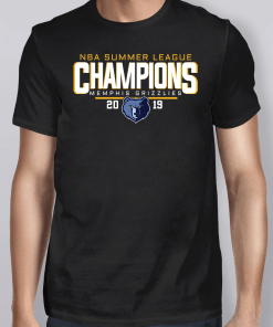Memphis Grizzlies 2019 NBA Summer League Champions T-Shirt