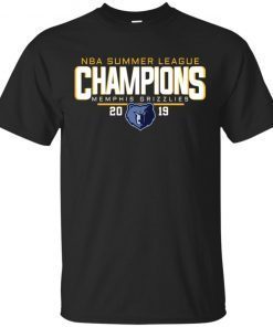 Memphis Grizzlies 2019 NBA Summer League Champions Tee Shirt