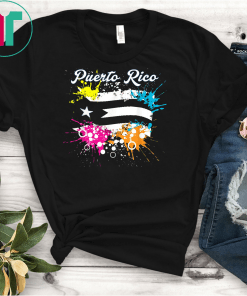 PUERTO RICO Black Flag VINTAGE T-Shirt Resiste Boricua ASJ