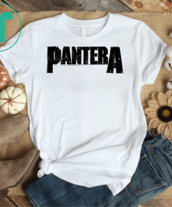 Pantera Official White Logo Tee Shirt