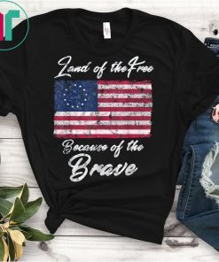 Patriotic Betsy Ross American Flag With 13 Stars T-Shirt