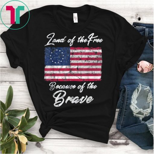 Patriotic Betsy Ross American Flag With 13 Stars T-Shirt