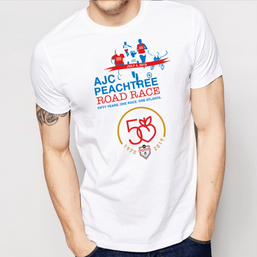 Peachtree Road Race 2019 AJC Shirt
