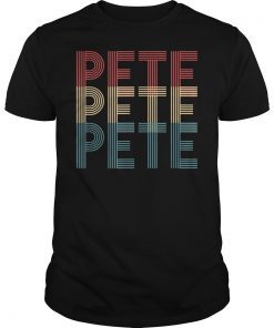 Pete Buttigieg For President 2020 Vintage Retro Gift T Shirt
