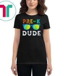 Pre-k Dude Sun-glass Preschool Back To School T-Shirt