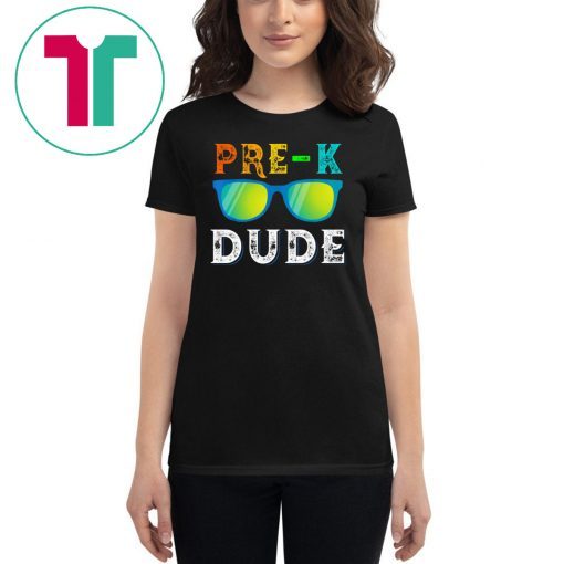 Pre-k Dude Sun-glass Preschool Back To School T-Shirt