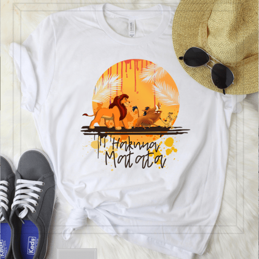 Pretty Hakuna Matata The Lion King Simba Pumbaa And Timon T-Shirt