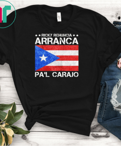 Puerto Rico Resiste Boricua Flag Se Levanta Resistencia Gift T-Shirts
