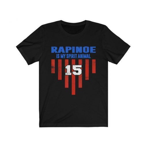 Rapinoe Is My Spirit Animal T-shirt, USA Lovers 15 Soccer Rapinoes Distressed Vintage Fan Shirt
