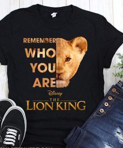 Remember who you are the lion king shirt