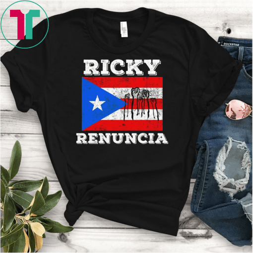 Ricky Renuncia Bandera Negra Puerto Rico Resiste Boricua Unisex T-Shirts
