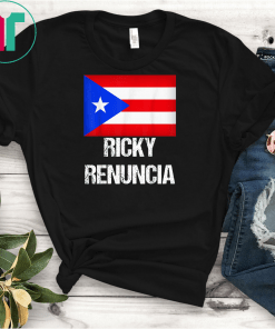 Ricky Renuncia Puerto Rico Flag #RickyRenuncia Rossello T-Shirt