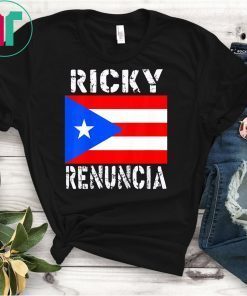 Ricky Renuncia Puerto Rico Flag T-Shirt