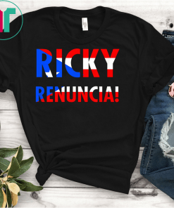 Ricky Renuncia Puerto Rico Flag T-Shirts