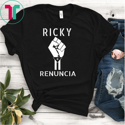 Ricky Renuncia Puerto Rico flag Bandera Negra best T-Shirts