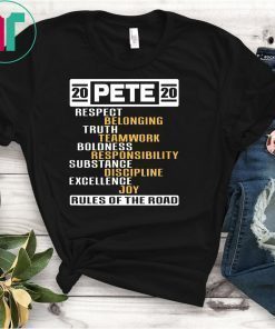 Rules of the Road Team Pete Buttigieg T-Shirt