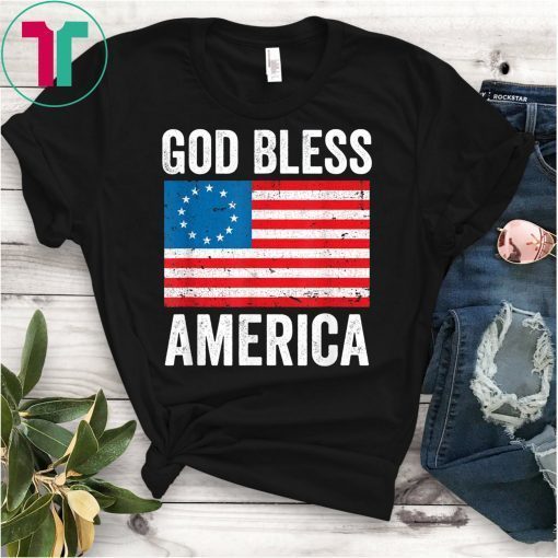 Rush Limbaugh Betsy Ross God Bless Ameria Shirt