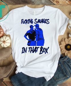 Savages In That Box T-Shirt Aaron Boone Shirt New York Yankees Shirt