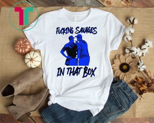 Savages In That Box T-Shirt Aaron Boone Shirt New York Yankees Shirt ...