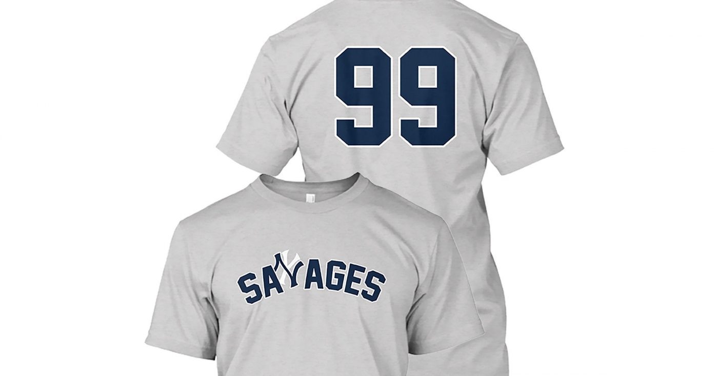 Savages In That Box T Shirt New York Yankees Savages T Shirt Fucking Yankees Shirt Aaron Boone