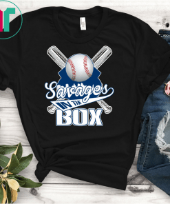 Savages in the Box Gift Fan T-Shirt New York Yankees Savages T-Shirt Yankees Savages Gift T-Shirt