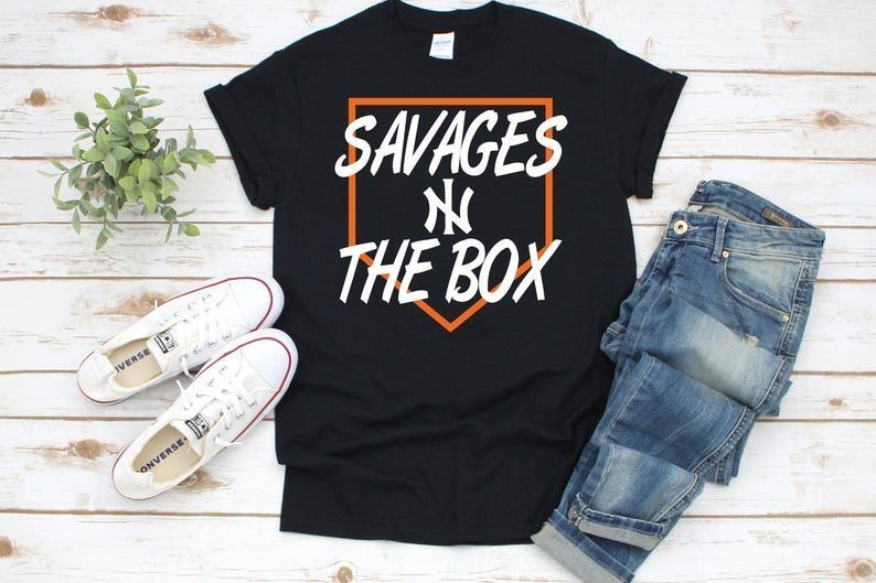Savages in the Box shirt , yankees savages shirt , New York Yankees t ...
